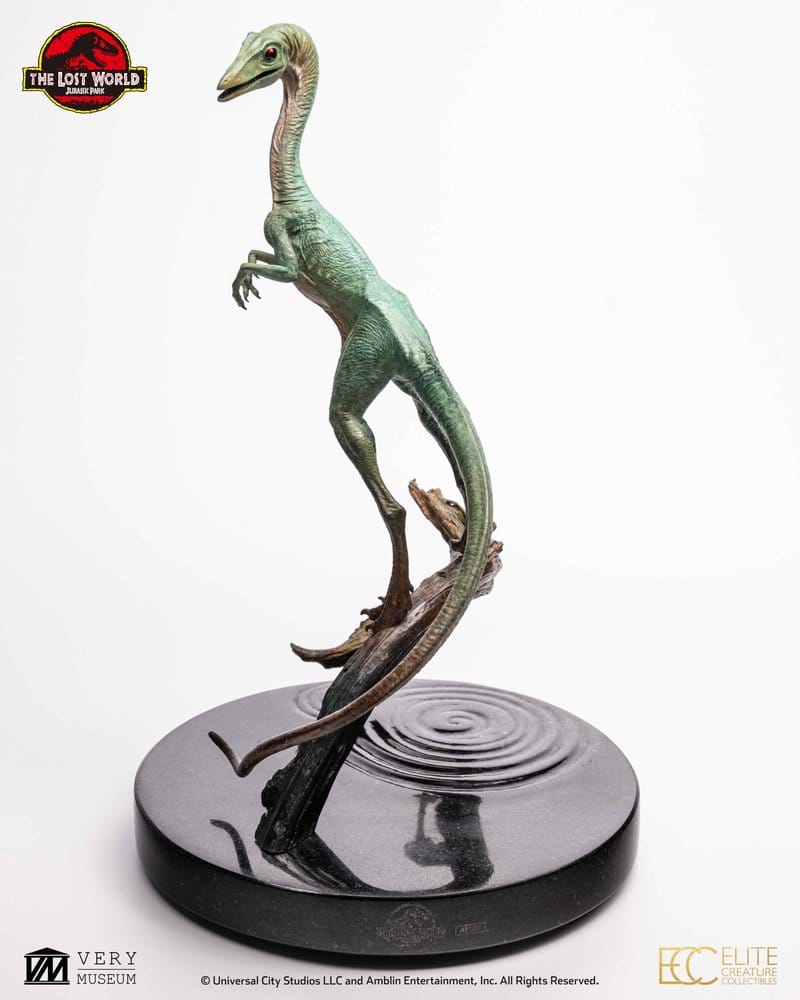 Vergessene Welt: Jurassic Park Statue 2/3 Compsognathus Bronze 28 cm