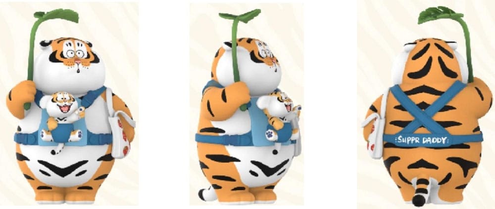 I Am Not Fat Tiger Roaring Love Series Minifiguren 9 cm Display (8)