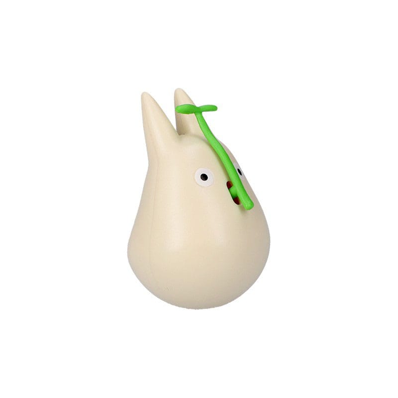Mein Nachbar Totoro Figur mit rundem Boden Small Totoro with leaf 5 cm