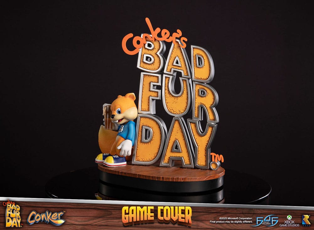 Conker´s Bad Fur Day Statue Game Cover Standard Edition 45 cm