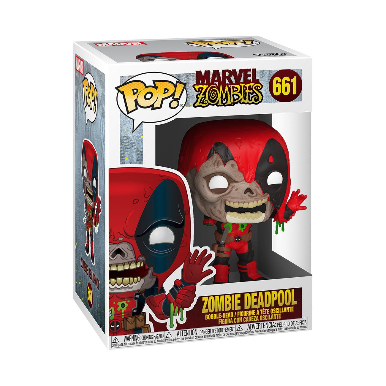 Marvel POP! Vinyl Figur Zombie Deadpool 9 cm