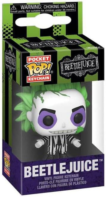 Beetlejuice Pocket POP! Vinyl Schlüsselanhänger 4 cm Beetlejuice Display (12)