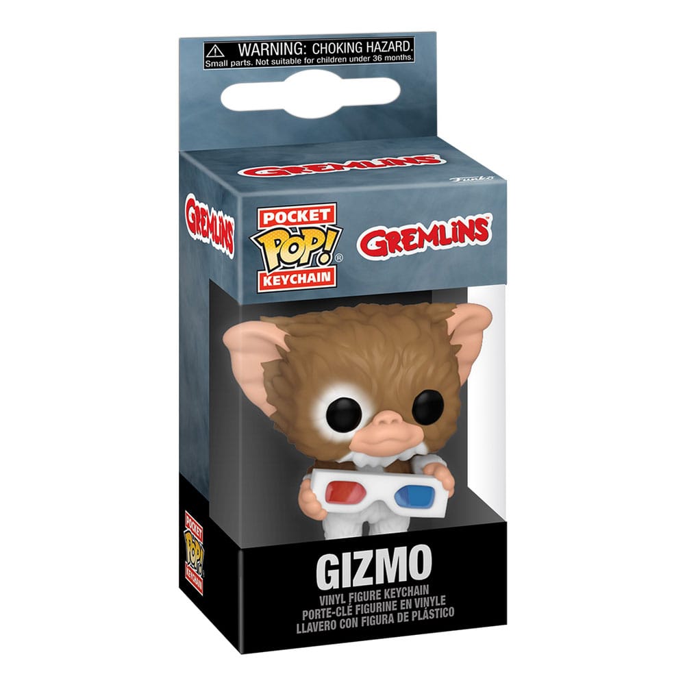 Gremlins Pocket POP! Vinyl Schlüsselanhänger 4 cm Gizmo w/3D Glasses Display (12)