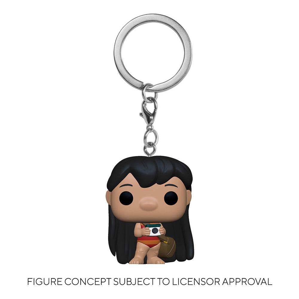 Lilo & Stitch Pocket POP! Vinyl Schlüsselanhänger 4 cm Lilo w/ Camera Display (12)