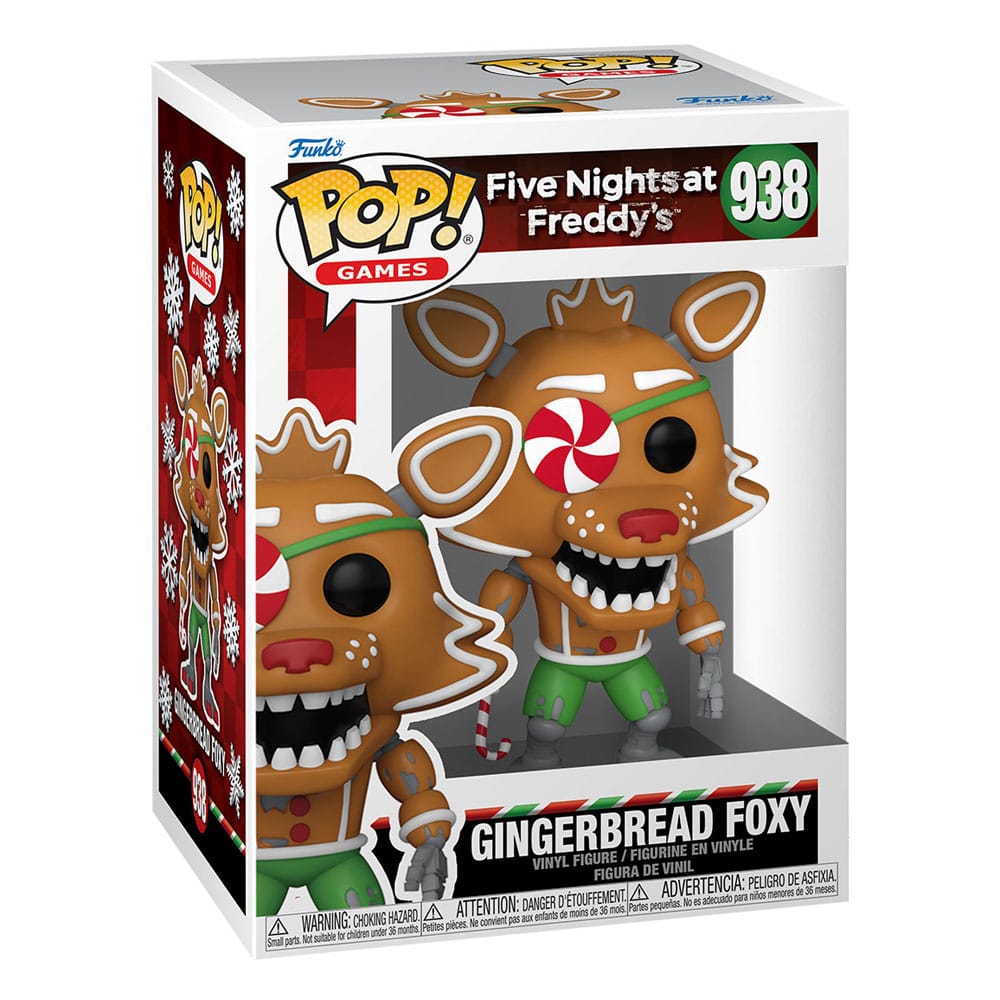 Five Nights at Freddy's POP! Games Vinyl Figur Holiday Foxy 9 cm