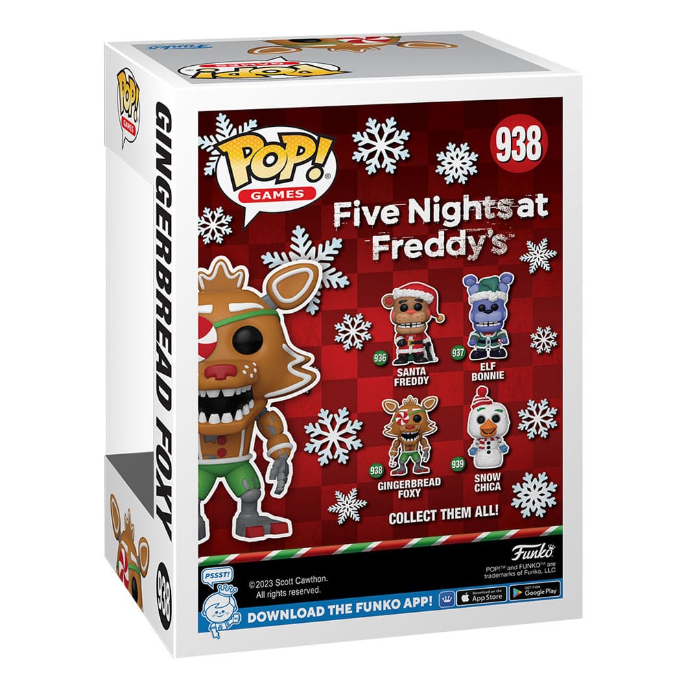 Five Nights at Freddy's POP! Games Vinyl Figur Holiday Foxy 9 cm