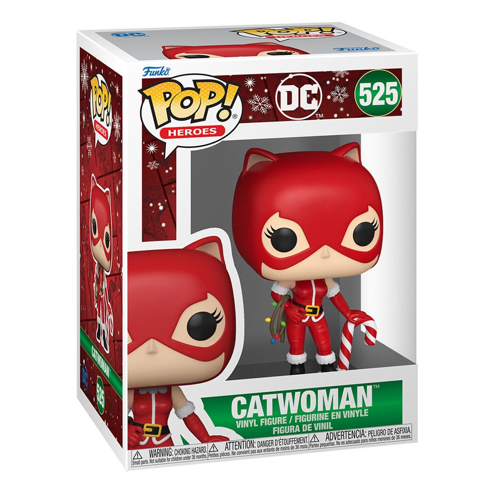 DC Comics POP! Heroes Vinyl Figur Holiday '24- Catwoman 9 cm