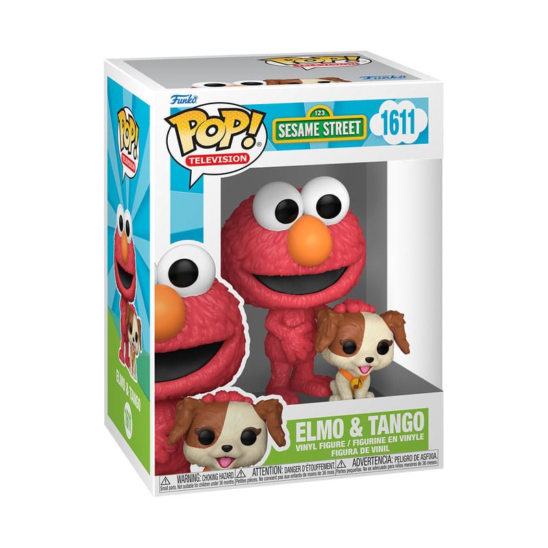 Sesamstraße POP! TV Vinyl Figur Elmo & Tango 9 cm