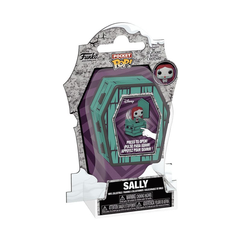 Nightmare Before Christmas Coffin Pocket POP! Vinyl Figur Sally Sewing 6 cm