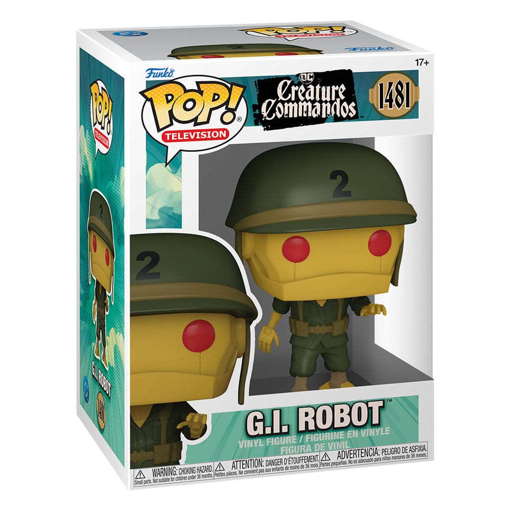 Creature Commandos POP! TV Vinyl Figur G.I. Robot 9 cm