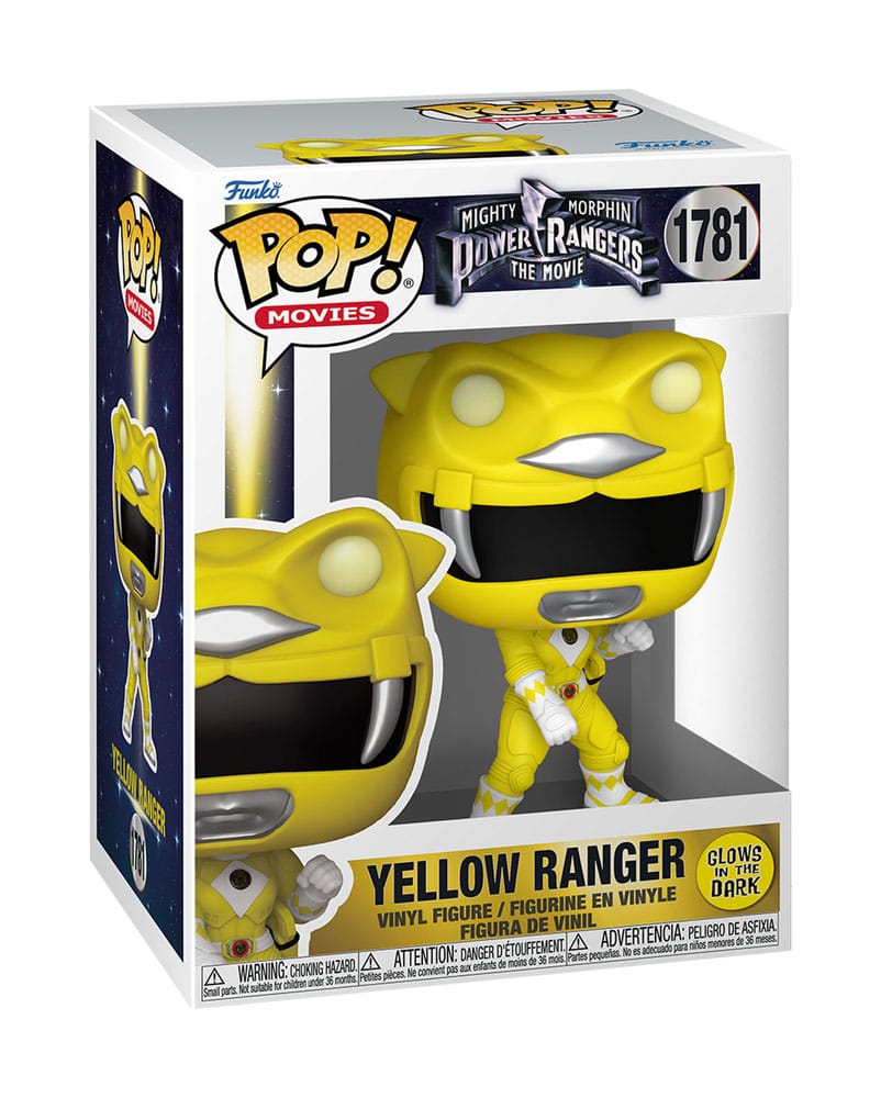 Power Rangers - Der Film POP! Movies Vinyl Figuren Yellow Ranger (GITD) 9 cm