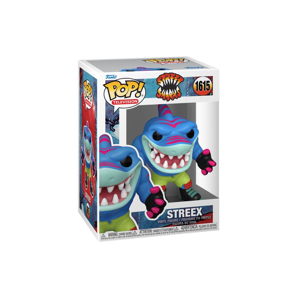 Street Sharks POP! TV Vinyl Figur Streex 9 cm