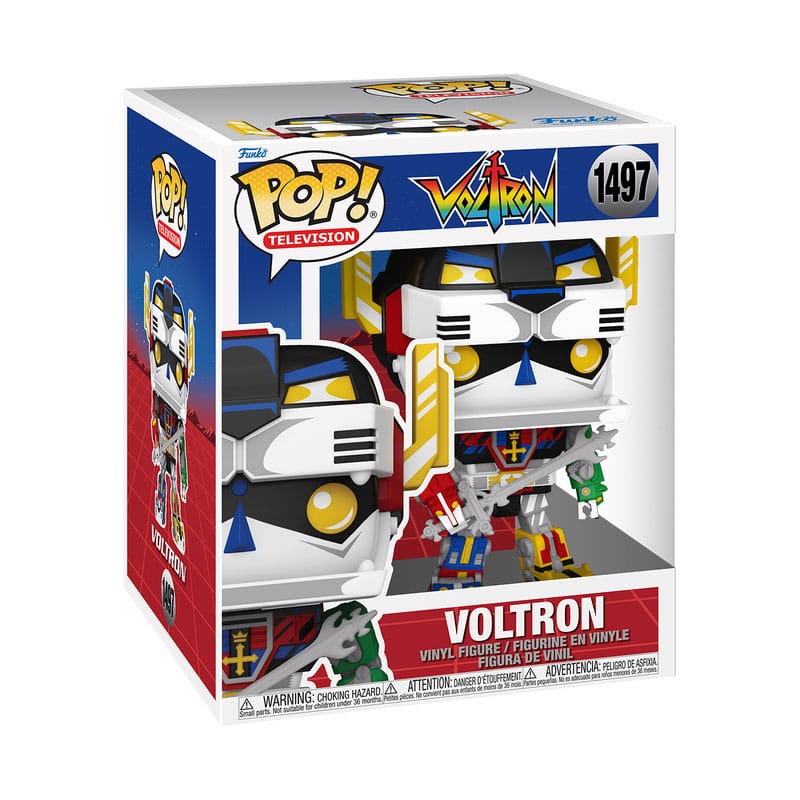Voltron Super Sized POP! Animation Vinyl Figur Voltron(Retro) 15 cm