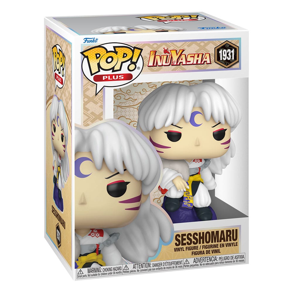 Inuyasha POP! Plus Animation Vinyl Figur Sesshomaru (Sitting) 9 cm