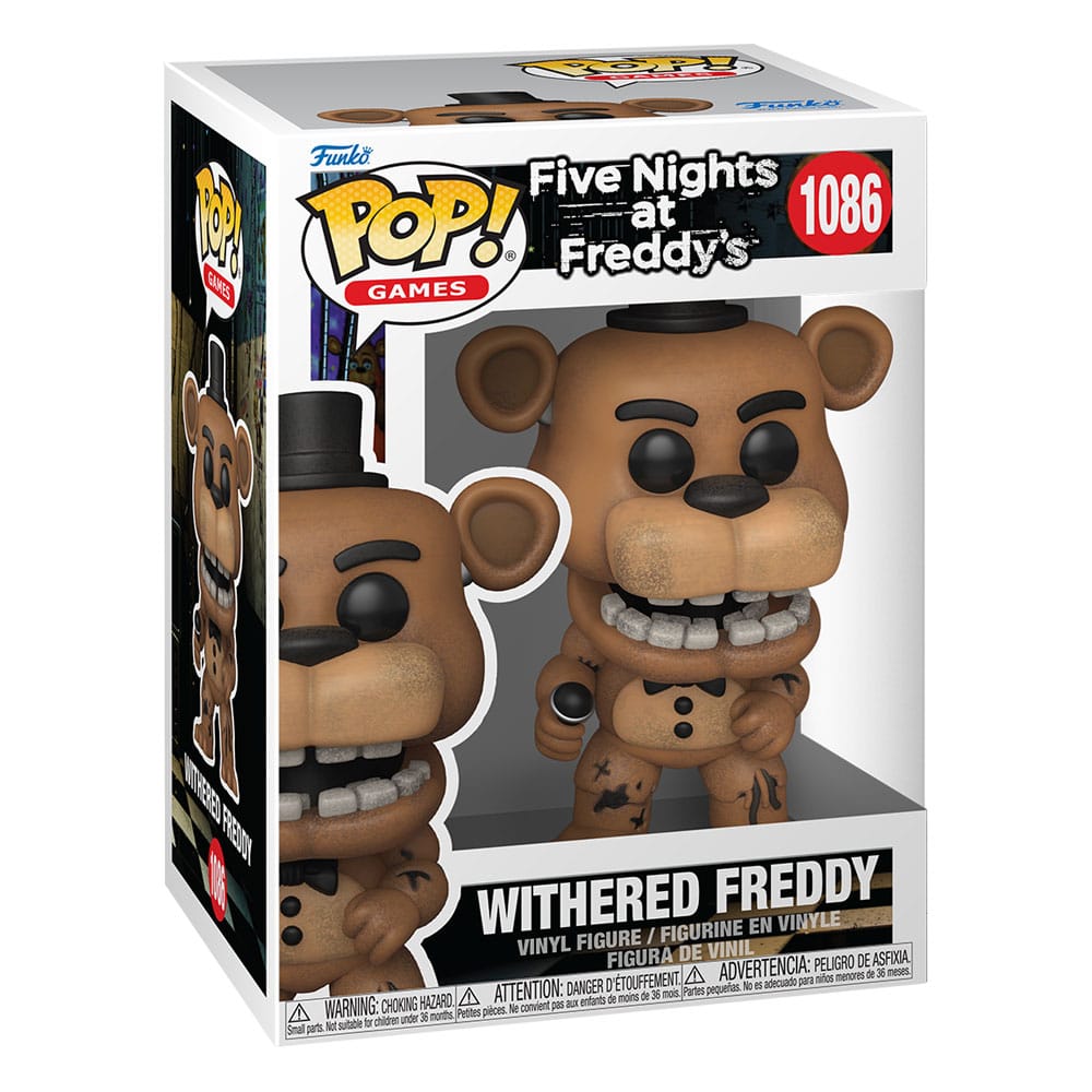 Five Nights at Freddy's POP! Vinyl Figur Withered Freddy 9 cm