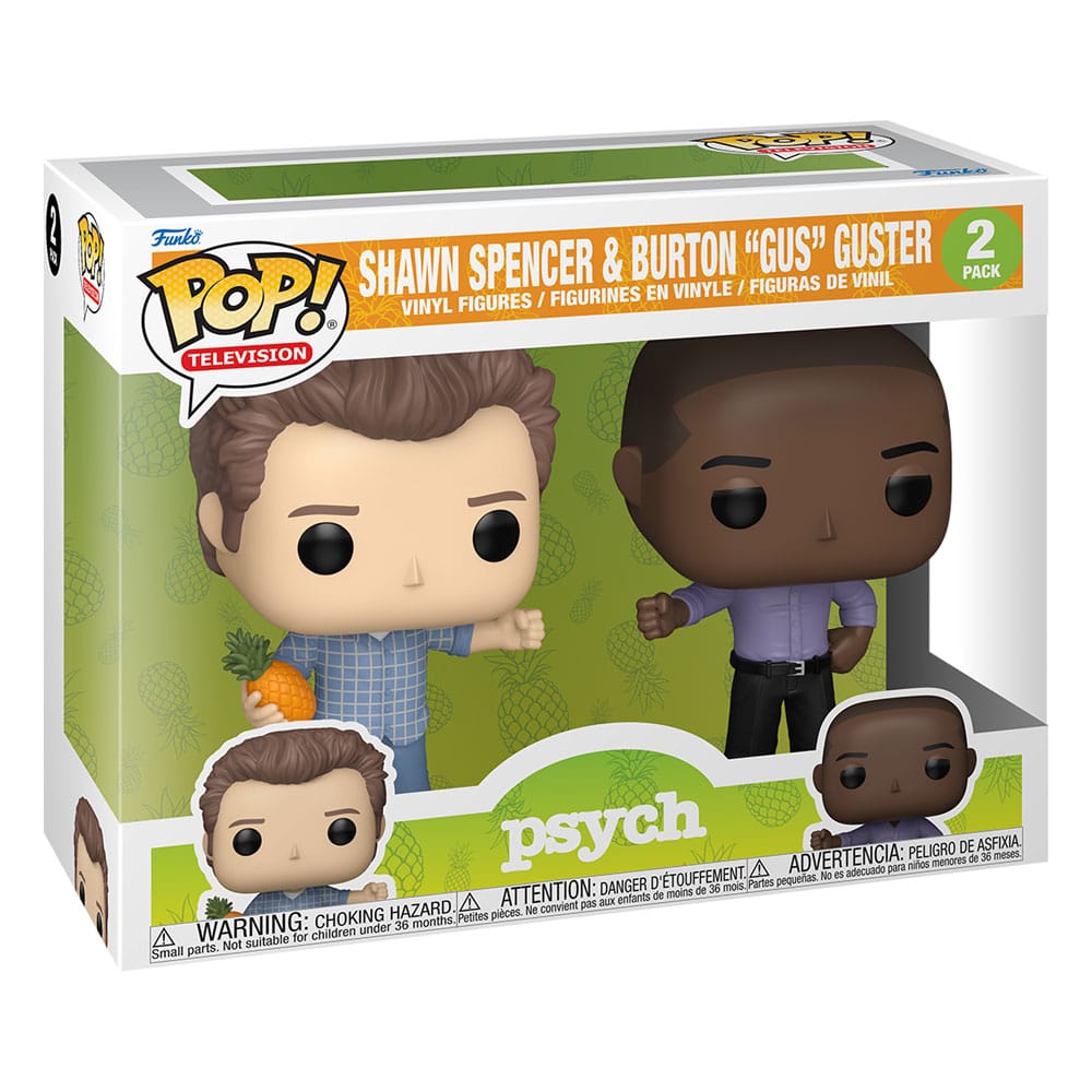 Psych POP! Vinyl Figuren 2er-Pack Shawn&Gus 9 cm