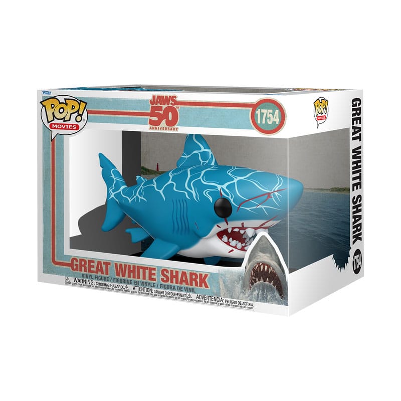 Der weiße Hai Super Sized POP! Vinyl Figur GWS (Retro) 15 cm
