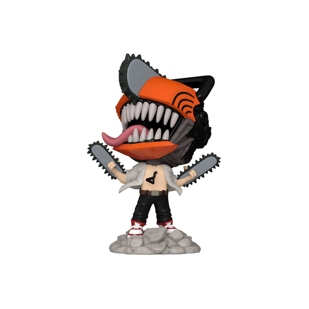 Chainsaw Man POP! & Tee Vinyl Figur & T-Shirt Set Chainsaw Man Leaping Größe S