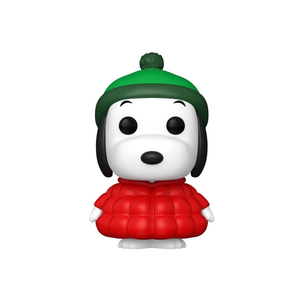 Peanuts POP! Animation Vinyl Figur Snqy in Coat w/CH 9 cm Sortiment (6)