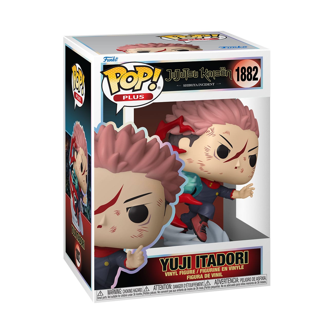 Jujutsu Kaisen POP! Plus Animation Vinyl Figuren Yuji Itadori 9 cm