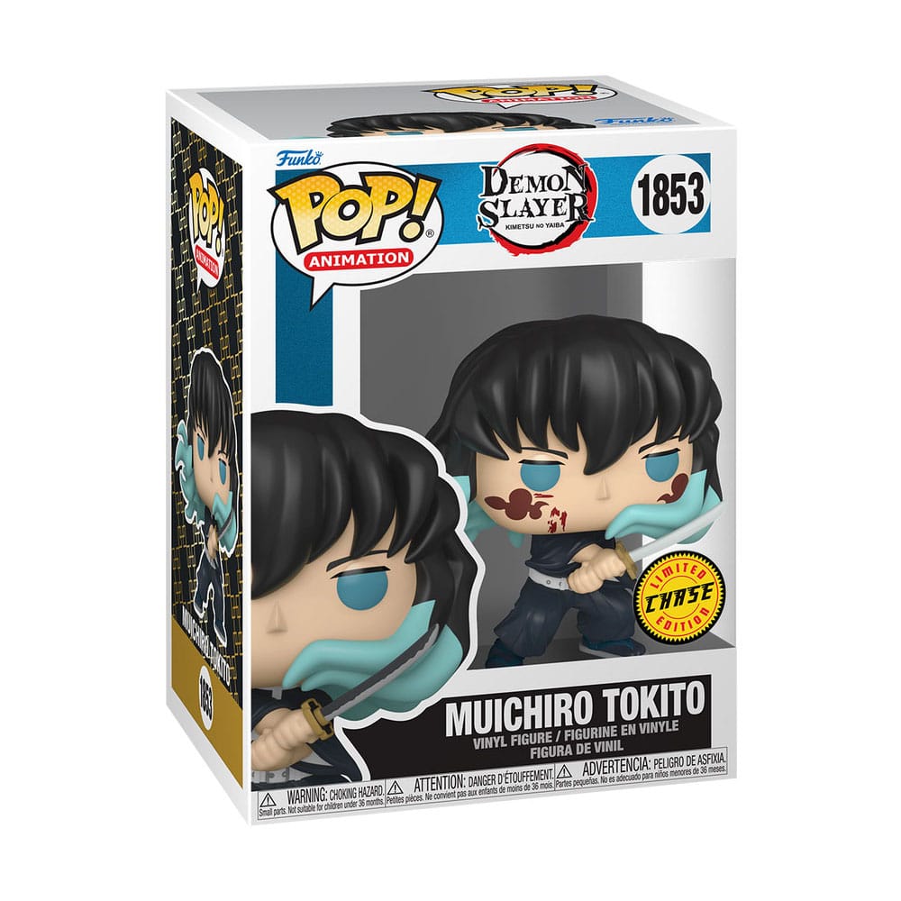 Demon Slayer: Kimetsu no Yaiba POP! Animation Vinyl Figur Muichiro (Attack) w/CH 9 cm Sortiment (6)