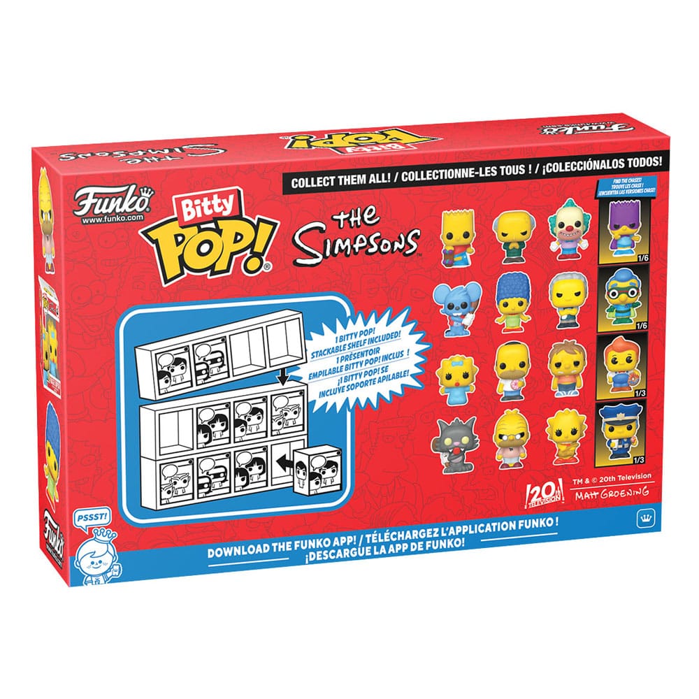 Die Simpsons Bitty POP! Vinyl Figuren 4er-Pack Series 4 2 cm