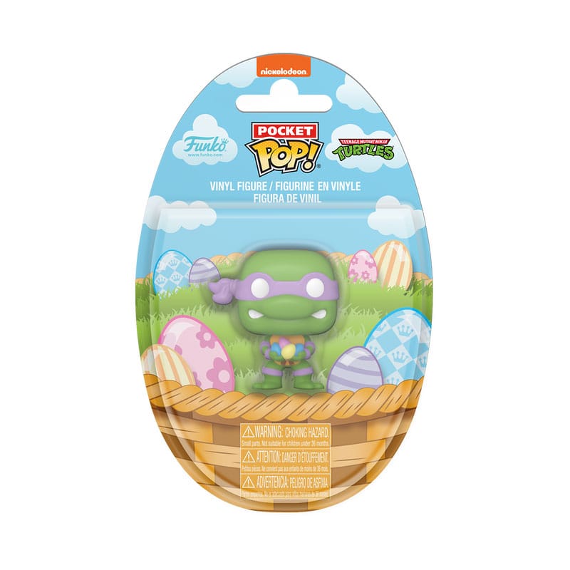 Teenage Mutant Ninja Turtles Pocket POP! Vinyl Figuren Easter Donatello 4 cm Display (16)