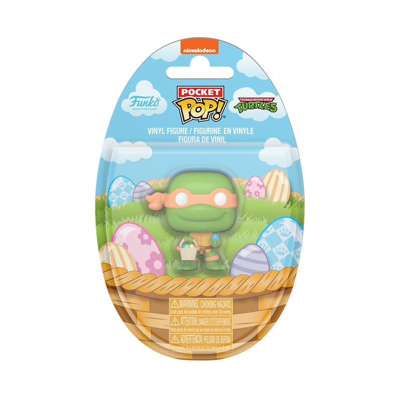 Teenage Mutant Ninja Turtles Pocket POP! Vinyl Figuren Easter Michelangelo 4 cm Display (16)