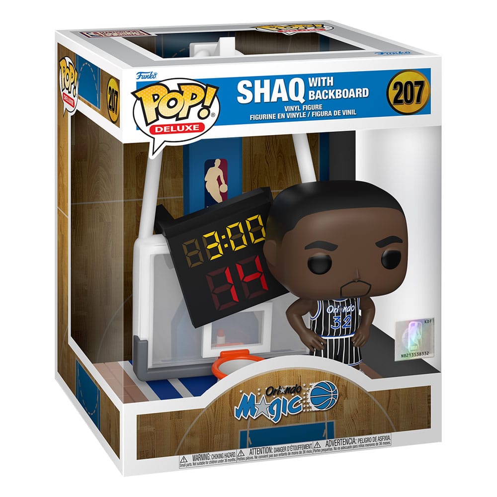 NBA Legends POP! Sports Deluxe Vinyl Figur Shaq w/Backboard 16 cm