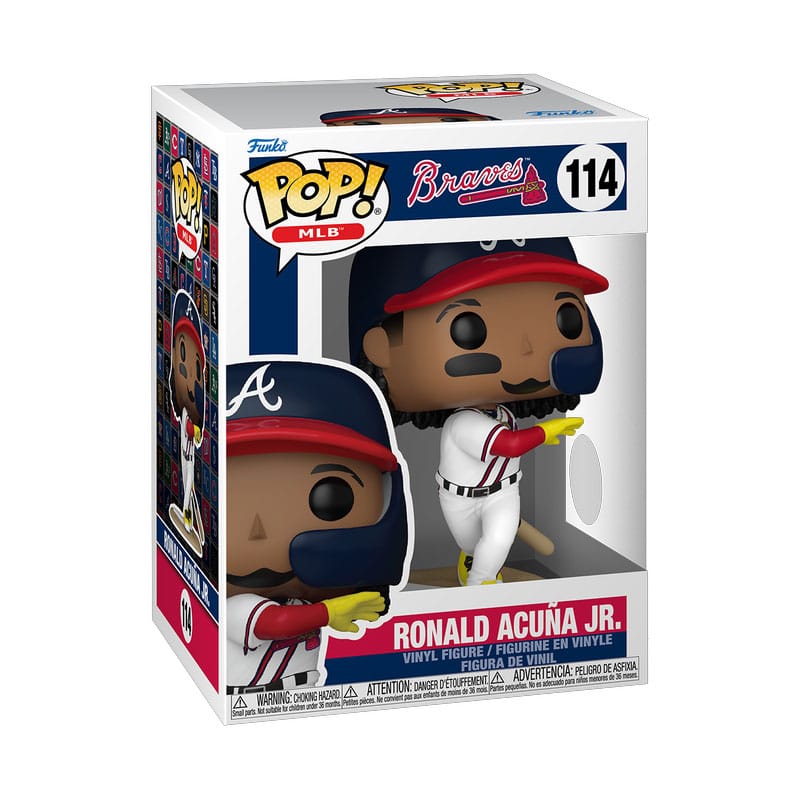 MLB POP! Vinyl Figur Braves - Ronald Acuña Jr. 9 cm