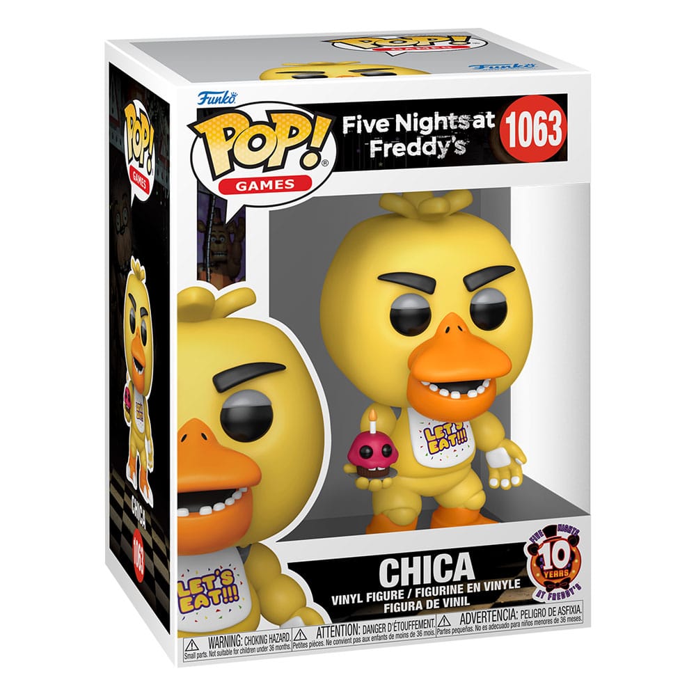 Five Nights at Freddy's POP! Vinyl Figur 10th Anniversary - Chica 9 cm