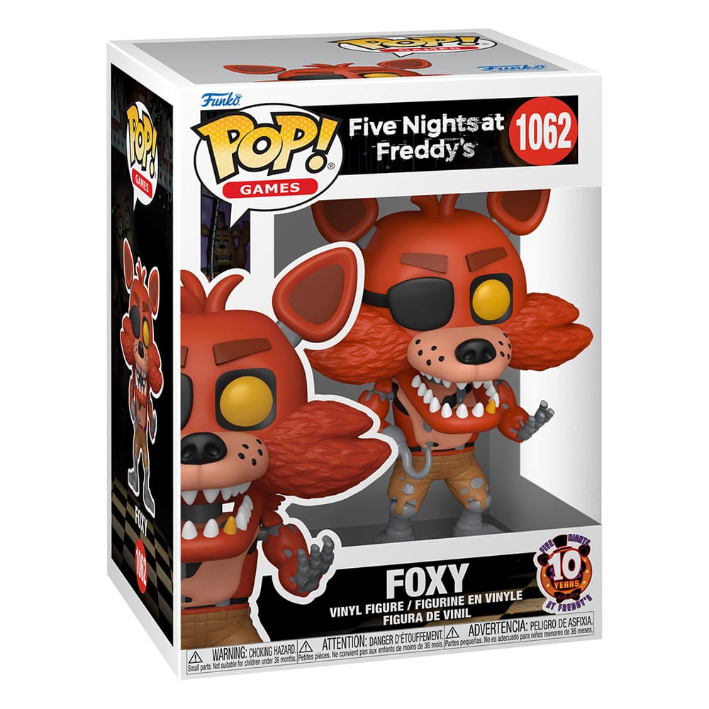 Five Nights at Freddy's POP! Vinyl Figur 10th Anniversary - Foxy 9 cm