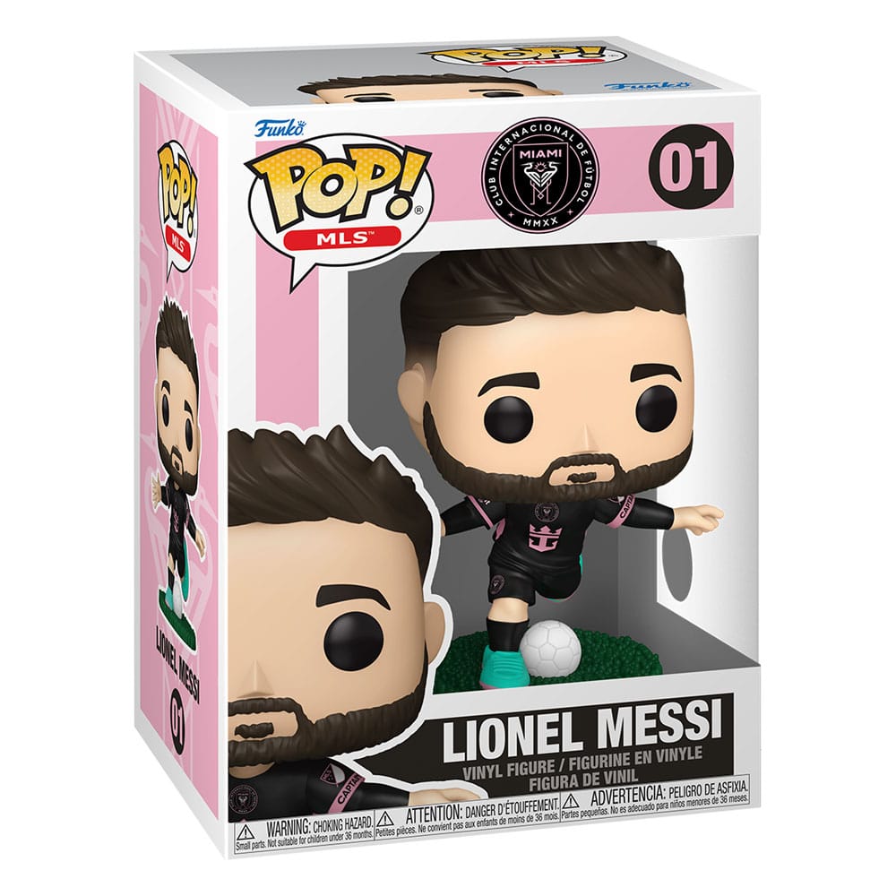 MLS POP! Sports Vinyl Figur Inter Miami- Lionel Messi(away) 9 cm
