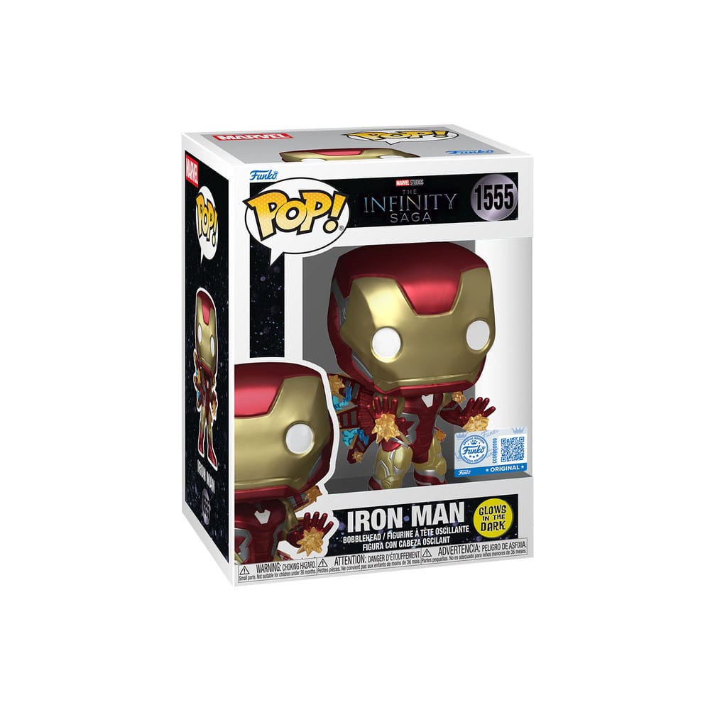 Avengers: Endgame POP! Plus Vinyl Figur Iron Man Beams (GW) 9 cm