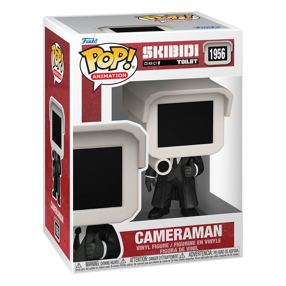 Skibidi Toilet POP! Rocks Vinyl Figur Cameraman 9 cm