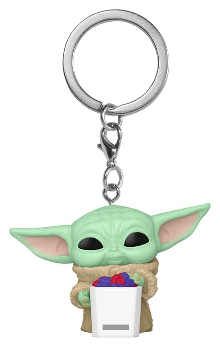 Star Wars: The Mandalorian and Grogu Pocket POP! Vinyl Schlüsselanhänger 4 cm Grogu with Popcorn Display (12)