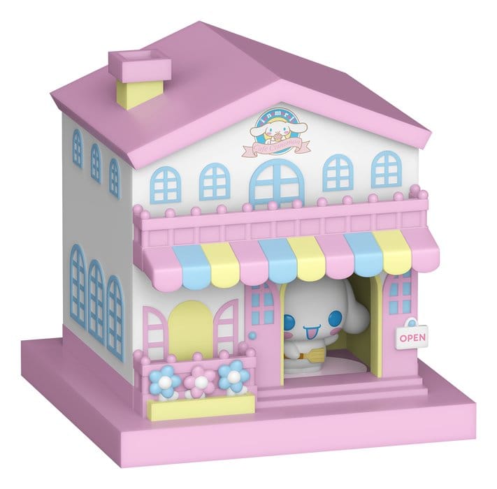 Sanrio Bitty POP! Town Vinyl Figur Cafe Cinnamoroll w/C