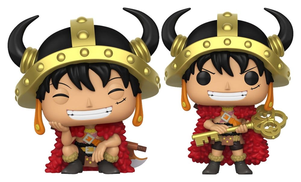 One Piece POP! Animation Vinyl Figuren Luffy w/Chase 9 cm Sortiment (6)