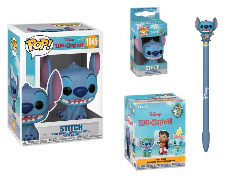 Lilo & Stitch POP! Vinyl Figuren 4er-Pack Stitch Bundle 9 cm