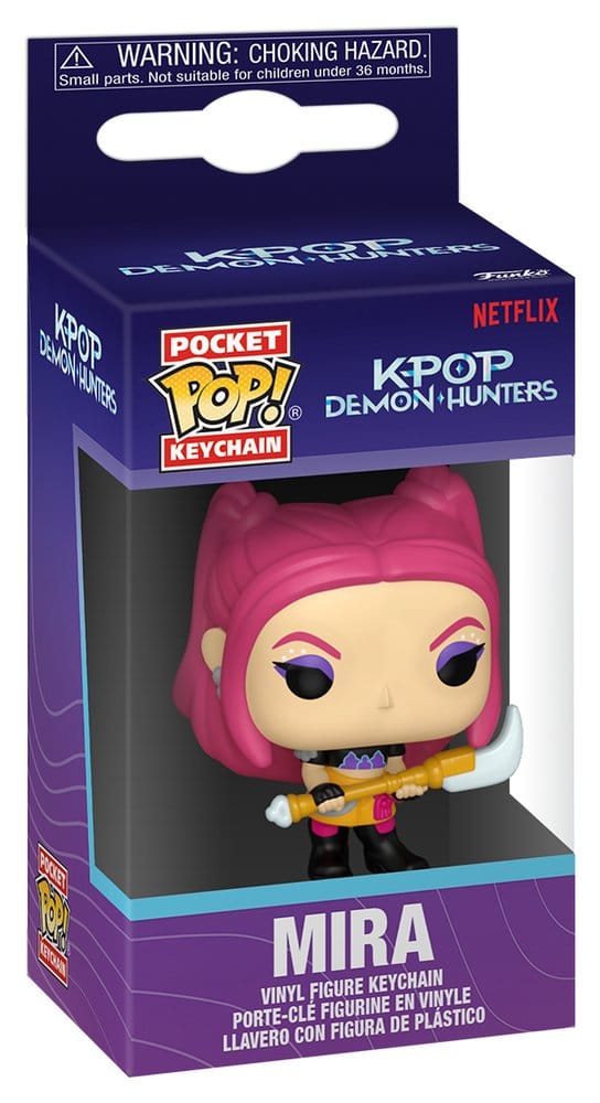 KPop Demon Hunters POP! Vinyl Schlüsselanhänger 4 cm Mira Display (12)