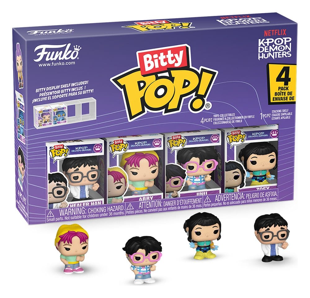 Netflix Bitty POP! Mini Figuren 4er-Pack Zoey 2 cm