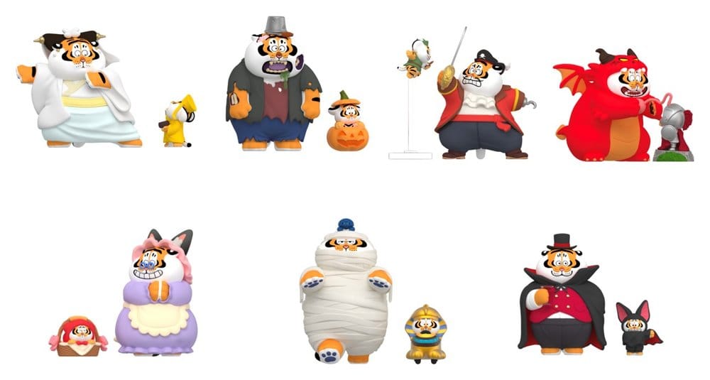 Alexander The Fat Tiger Blind Box Minifiguren The Spooky Masquerade Display (6)