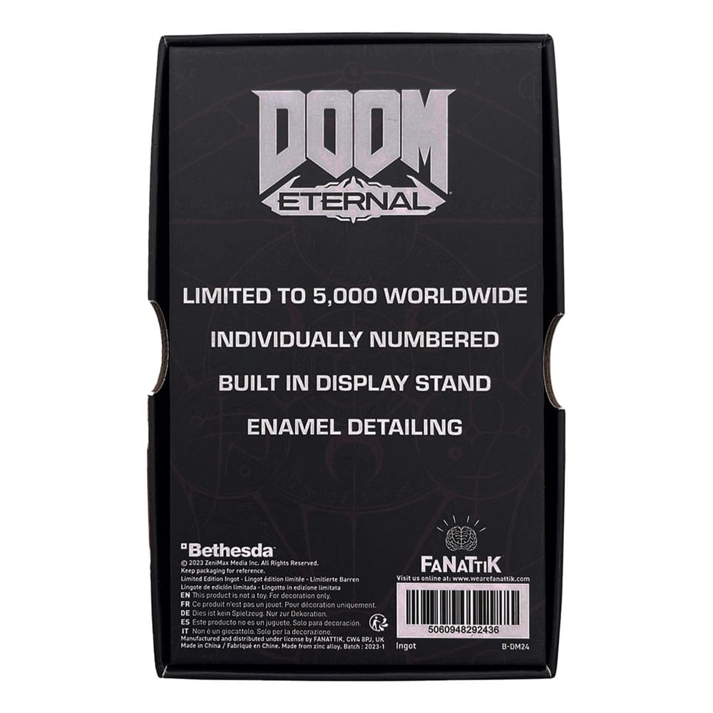 Doom Metallbarren Crucible Sword Stained Glass Limited Edition