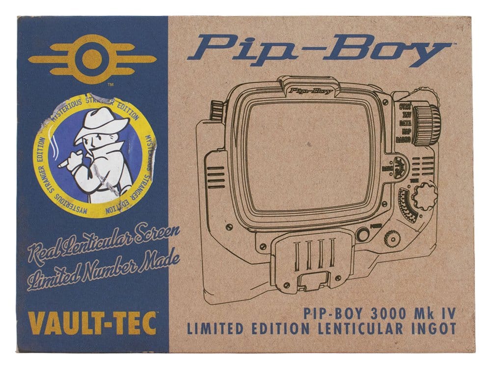 Fallout Metallbarren Pip-Boy Limited Edition Lenticular Mysterious Stranger Variant