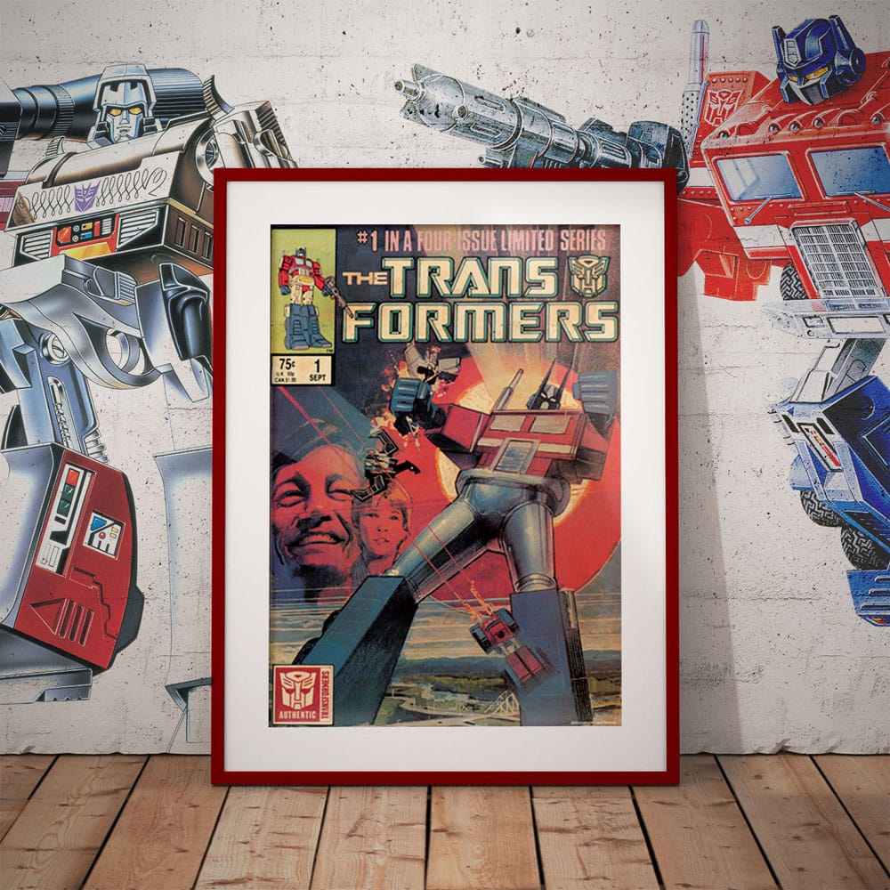 Transformers Kunstdruck 40th Anniversary Limited Edition 42 x 30 cm
