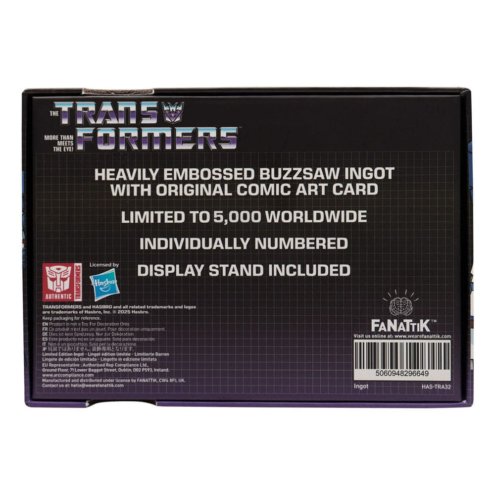 Transformers Replik Soundwave Cassette Limited Edition