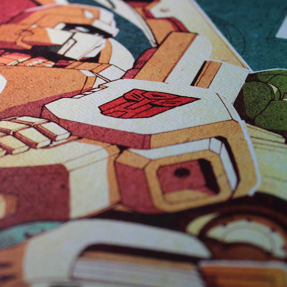 Transformers Kunstdruck Optimus Prime Limited Edition 42 x 30 cm