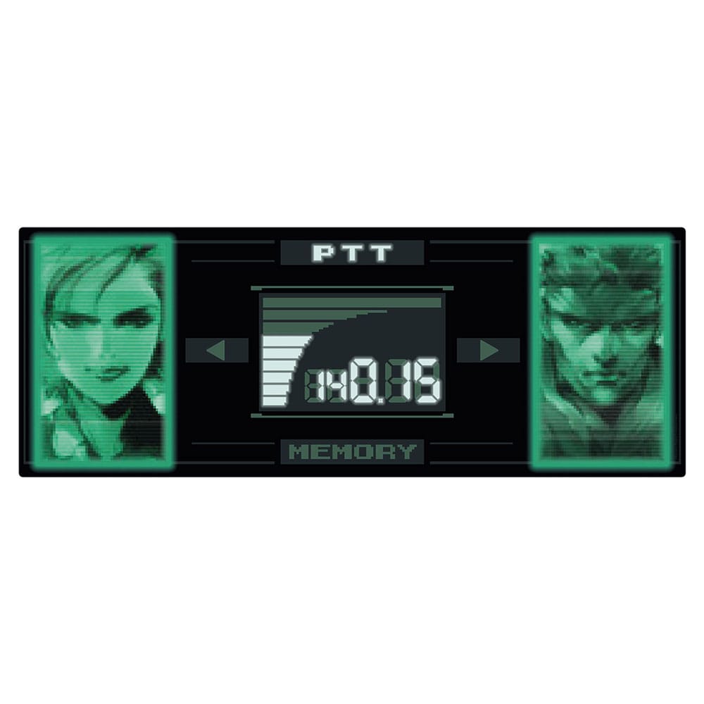 Metal Gear Solid Schreibtischunterlage & Untersetzer Set Solid Snake x Raiden Limited Edition