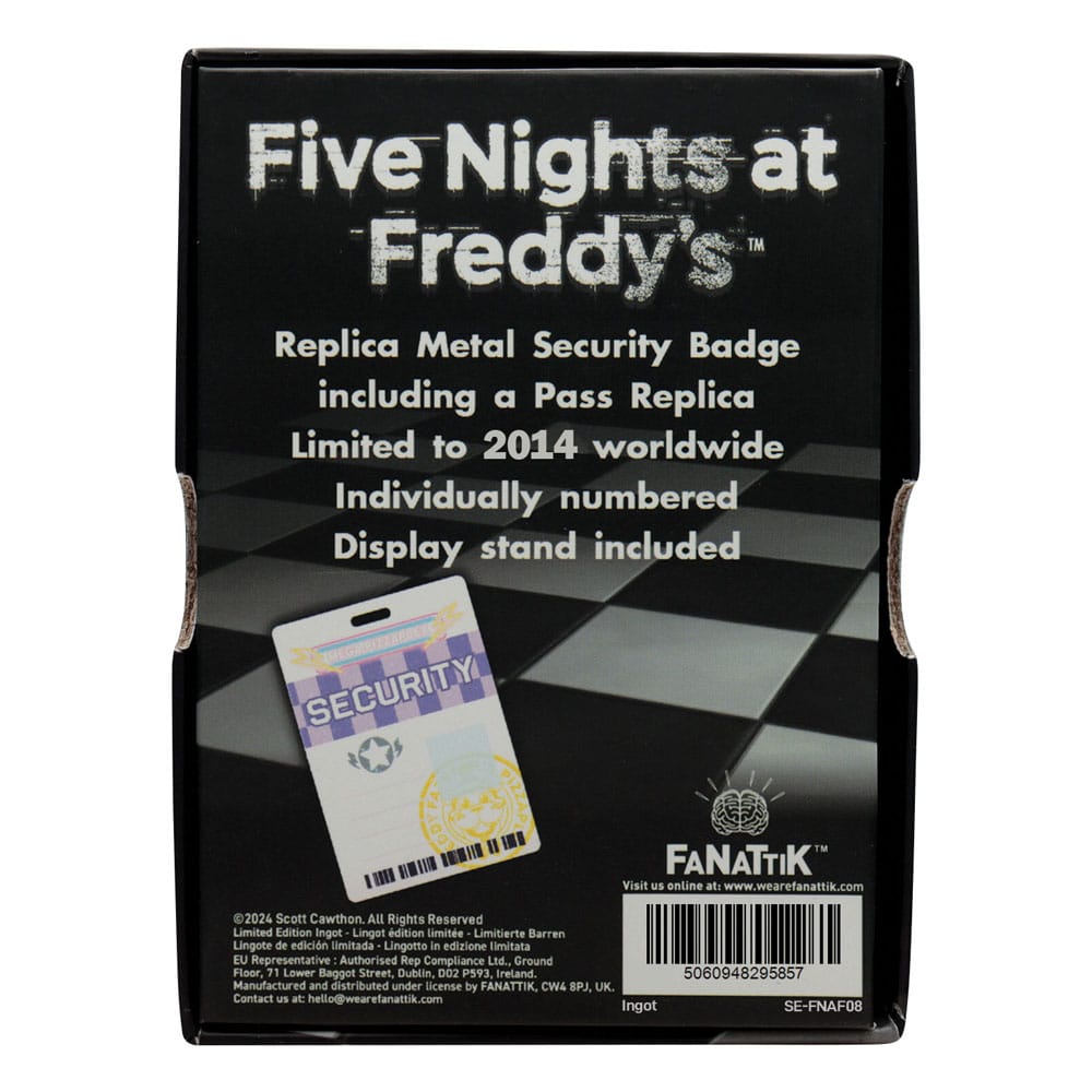 Five Nights at Freddy´s Replik Security Badge