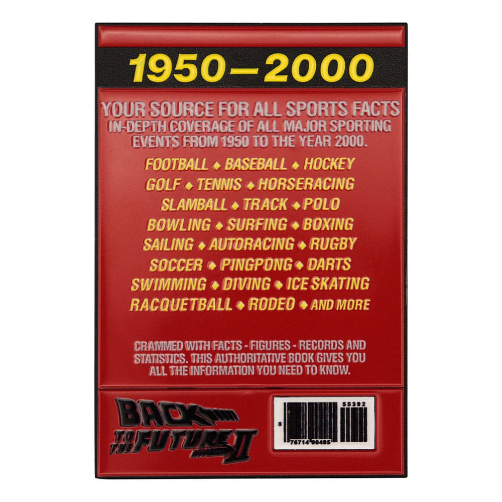 Zurück in die Zukunft Metallbarren Sport Almanac Limited Edition